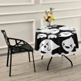 thumbnail image 7 of Coolnut Halloween Ghost Round Tablecloth 60", Waterproof Stain and Wrinkle Resistant Washable Decorative Table Covers for Kitchen Dining Tabletop Party Outdoor Picnic Christmas Decor, 7 of 7