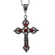 thumbnail image 2 of Collar con colgante de cruz Yuyangstore joyería retro de plata antigua para hombres y mujeres, 2 of 8