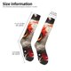 thumbnail image 2 of Balery Abstract Red Koi Fish Art Calcetines novedosos Calcetines deportivos Calcetines hasta la rodilla Calcetines de algodón Calcetines originales y geniales, 2 of 6