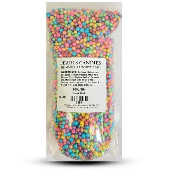 McCall's Pearl Candies 7 Mm Shimmer Rainbow, 2lb
