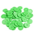 thumbnail image 2 of QUTETN 50 Resin Buttons Green Sewing Fasteners DIY Tailor Crafts Clothes, 2 of 5