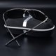 thumbnail image 4 of Gafas de sol polarizadas para hombre Half-frame Driving Classic Retro A2 Black Frame Gray, Virtual Warehouse Sin marca, antirreflejo y protección Uv, 4 of 4