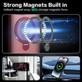 thumbnail image 2 of Phone Case for iPhone 12 Pro Max 6.7 inches, 360° Rotatable Magnetic Ring Stand [Compatible with MagSafe] [Military Grade Protection] Shockproof Phone Covers for Women Men(Red), 2 of 9