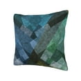 thumbnail image 2 of YFYANG Square Decorative Throw Pillow Case (Without Pillow Insert), Vintage Blue-Green Geometry Bedroom Sofa Car Cushion Cover, 22"x22", 2 of 9
