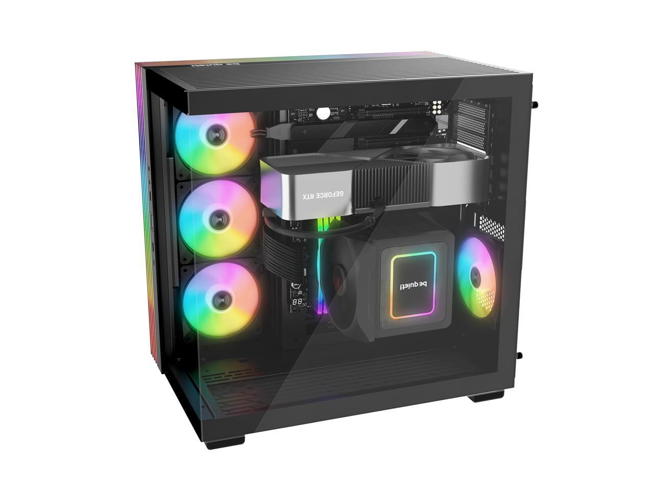 be quiet! Light Base 600 DX Black Steel (SGCC), ABS, Glass ATX Mid Tower Case