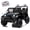 Black, variant on Conchico 24V 2 Seater Kids Ride on Truck with Remote Control, 2×100W Motor, Battery Powered Toys Car with USB/MP3 Charging & Battery Indicator, LED Lights, Bluetooth Music, Blue