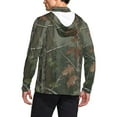 thumbnail image 5 of Dagegui Fishing Hoodies for Men Performance Long Sleeve Hooded Shirts with Face Cover Breathable Summer Sun Protection UV T-Shirt Outdoor Hiking Camo Tops 001 Camouflage S, 5 of 9