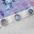 thumbnail image 4 of Homewish Animal Axolotl Curtains Pack of 2 (42x84 Each) for Child Boys Girls,Ocean Sea Salamander Curtains Blackout,Cartoon Cute Wildlife Bedroom Curtains,Ultra Soft Home Decor, 4 of 6