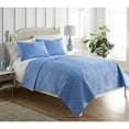 thumbnail image 6 of Seersucker 6-in-1 Quilt Set, Full/Queen, Blue Poppies, 6 of 6