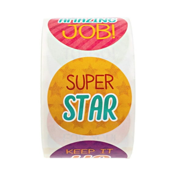 500 Pcs Incentive Sticker Encouraging Sticker Reward Motivational Sticker