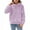Purple, variant on Gyexs Girls Oversized Hoodies Size 10-12 Fashion Cute Solid Color Sweatshirts Fall Winter Clothes (Purple, 14-15 Years)