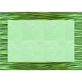 thumbnail image 1 of Ahgly Company Machine Washable Indoor Rectangle Transitional Green Area Rugs, 2' x 4', 1 of 7