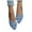 Blue, variant on Dress Shoes for Women Fashion Bowknot Knit Office Ballet Flats Formal Slip on Walking Loafers