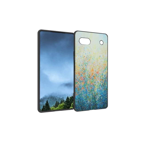 Paints Phone Case, Degined for Google Pixel 6A Case Men Women, Flexible Silicone Shockproof Case for Google Pixel 6A