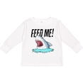 thumbnail image 3 of Inktastic Feed Me with Shark Head Boys or Girls Long Sleeve Toddler T-Shirt, 3 of 5