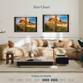 thumbnail image 4 of Elephant Stock Window To Golden Mountain Wall Art - Horizontal Canvas Wall Art - Living Room Wall Decor - Nature Canvas - Brown And Blue Decor - 45" x 30", 4 of 8