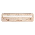 thumbnail image 1 of Hyasfey Wooden Children Ruler Heavy Duty Precise Scale Centimeters Millimeter Small Ruler Lightweight Portable School Classroom Students DIY Crafts Measuring Tools, 1 of 8