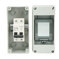 thumbnail image 1 of 2P Miniature Circuit Breaker, High Breaking Capacity 16A Pa66 Housing Waterproof 1000V DC Disconnect Switch  For Solar Photovoltaic System, 1 of 8