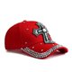 thumbnail image 2 of Gorra de béisbol Trucker con diseño de parche cruzado de strass, 2 of 3