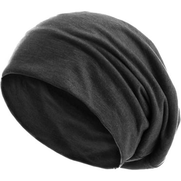 Unisex Slouch Reversible Winter Toque Beanie Hat