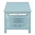 thumbnail image 4 of Convenience Concepts Table Basse Town Carré avec Étagère en Bois Bleu, 4 of 7