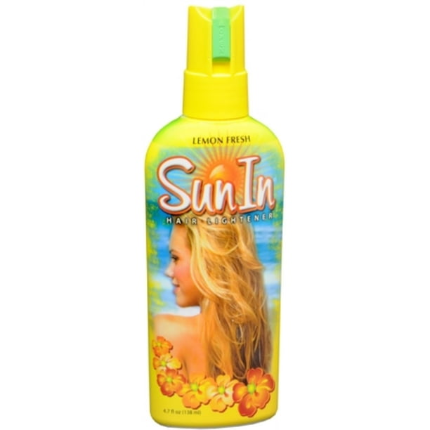 SunIn Hair Lightener Spray Lemon Fresh 4.70 oz (Pack of 2)
