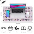 thumbnail image 5 of Long Mouse Pads for Desk,Cute Pitbull Terriers Dog and Flower Desk Mats on Top Of Desks, Desk Mouse Pad Extra Large with 3mm Non-Slip Base and Stitched Edge for Gaming,Office,Work,Home 31.5"x15.7", 5 of 6