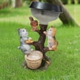 thumbnail image 4 of LED Solar Light Little Animal Sculpture Resin Statue Lamp Garden Decor (C), 4 of 8