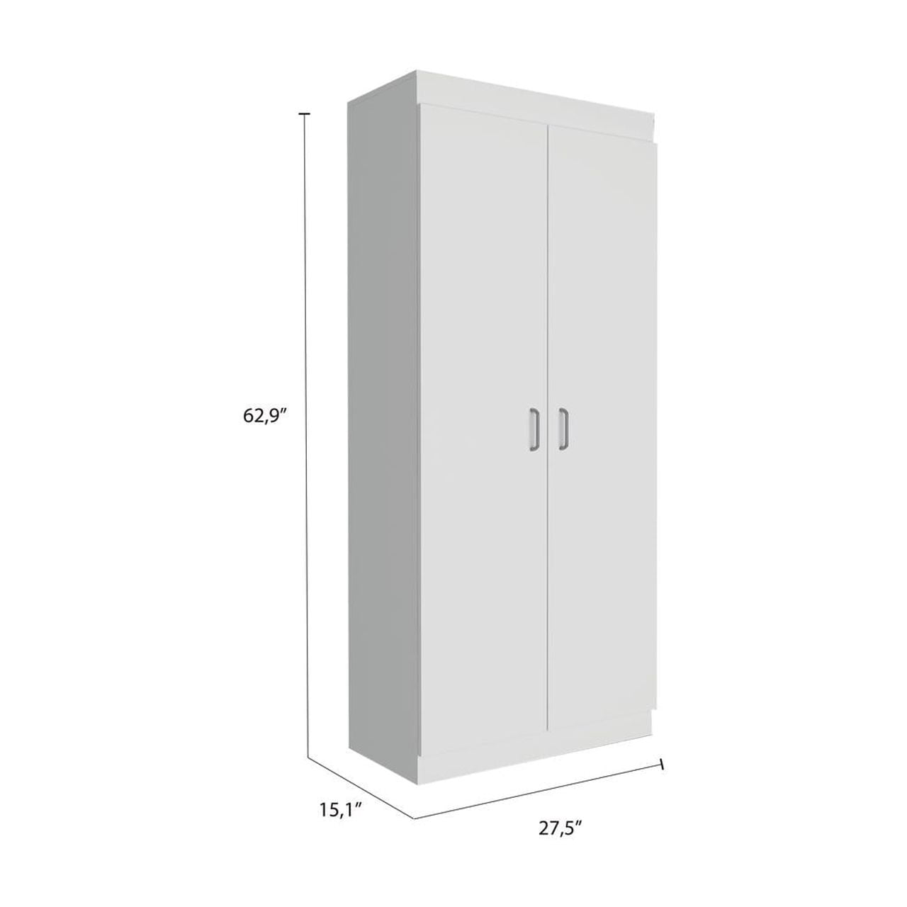Albany; Double Door Pantry Cabinet; Five Shelves