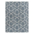 thumbnail image 2 of Unique Loom Eco Trellis Collection Area Rug - Mondo (7' 10" x 10' Rectangle Harbor Blue/Ivory), 2 of 6