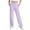 Purple, variant on Bnwani Girls Pants Casual Straight-Leg Trousers Outdoor Solid with Pockets Pant Black