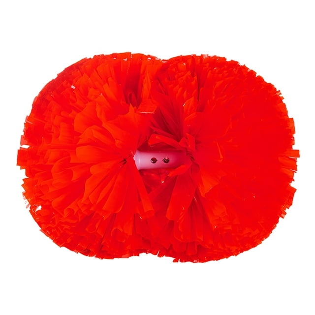 Cheerleading Handheld Colorful Flowers Sports Activities Performance Cheering Supplies Round Colorful Practical Material Lightweight Handle Design Anti Off