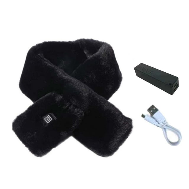 Women'S Scarves & Wraps Heated Scarf Neck Heating Pad,Electric Heating Scarf Heated Neck Wrap for Neck Pain Relief, Cordless Thermal Neck Brace for Stiffness Relief Black Women'S Scarves & Wraps