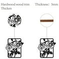 thumbnail image 3 of 1 pc Laser Cut Basswood Wall Sculpture for Home Decoration Kitchen Supplies Flower 300x280x5mm, 3 of 7