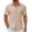 Light Khaki, variant on COOFANDY Button Up Short Sleeve Shirts for Men Business Casual Dress Shirt Regular Fit