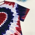 thumbnail image 3 of zbxnLI Women's Plus Size Summer Tops Tie-Dye Short Sleeve T-Shirt for Women Loose Casual Graphic Tees, 3 of 8