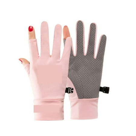 

Ice Silk Light Gloves Summer Thin Men Sports Cycling Running Fitness Driving Outdoors Fishing Women Non-Slip Touchscreen GlovesIce -------- Secure Fit