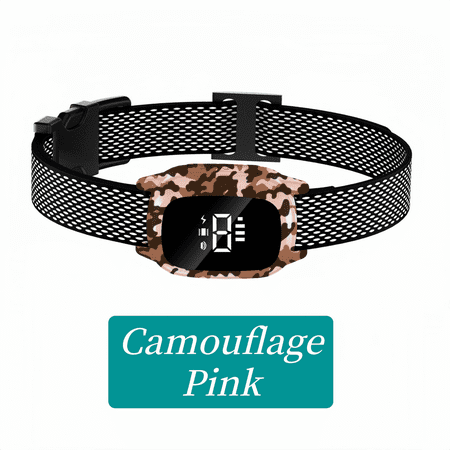 Automatic Waterproof Rechargeable Anti-Bark Dog Training Collar Vibration Shock Collar for Medium & Large Dogs