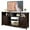 Coffee, variant on Costway 59'' TV Stand Media Center Console Cabinet w/ Barn Door for TV's 65'' Natural