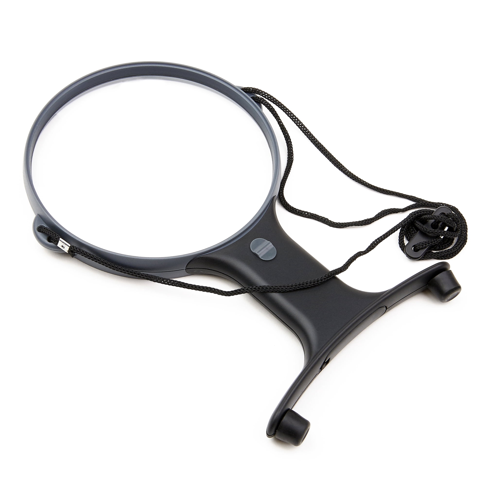 Carson MagniShine™ Magnifying Glass with Light, 2x Power Handsfree Magnifier (HF-66)