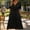 Black, variant on Women's Short Sleeve Dresses with Pockets Plus Size Multi-Color Satin Zipper V-Neck Dress