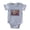 Heather Grey, variant on CafePress - Tibetan Spaniel - Cute Infant Baby Football Bodysuit