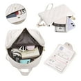 thumbnail image 4 of Mochila para mujer, mini mochila de cuero antirrobo para mujer, mochila moderna 3 en 1 para viajes de ocio, mochila pequeña de cuero PU para mujer, 4 of 6