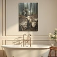 thumbnail image 4 of Jesus and Lamb Canvas Wall Art Jesus Running After Lost Lamb Picture Christian Wall Art Decor Jesus Canvas Print Christian Home Decor Christian Posters Jesus Pictures for Bedroom 12"X16", 4 of 6