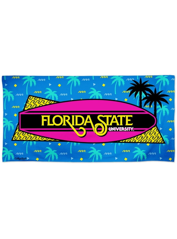 WinCraft Florida State Seminoles Beach Club 30'' x 60'' Surfboard Spectra Beach Towel
