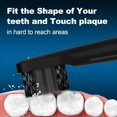 thumbnail image 3 of shiyou-Xiaohead Replacement Toothbrush Heads 10 Pack for Colgate Hum Connected Smart Battery Electric Toothbrush Head,Black, 3 of 4
