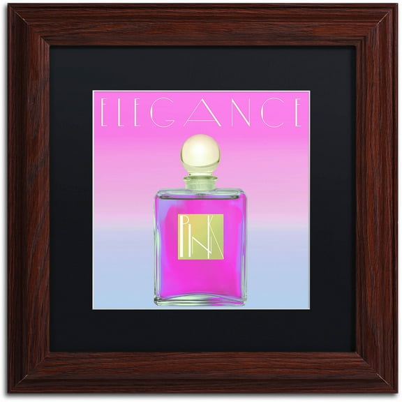 Trademark Fine Art "Colored Scents III" Canvas Art by Color Bakery Black Matte, Wood Frame