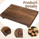 thumbnail image 3 of Jabonera de cocina con pedestal de madera Amyhill, color marrón oscuro, 3 of 6