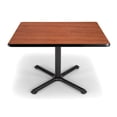 thumbnail image 2 of OFM Model XT42SQ 42" Multi-Purpose Square Table with X-Style Pedestal Base, Mahogany, 2 of 2