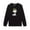 Black - black, variant on Peanuts Womens Snoopy Scout Crew Graphic T-Shirt, Black, Large